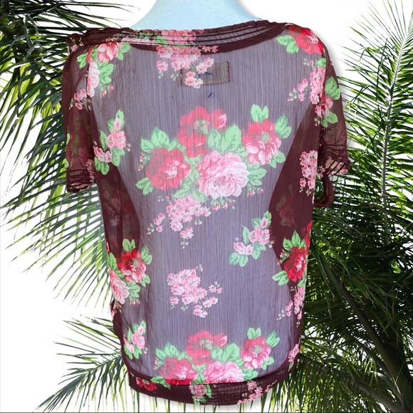 Abercrombie & Fitch sheer blouse - Picture 3 of 7
